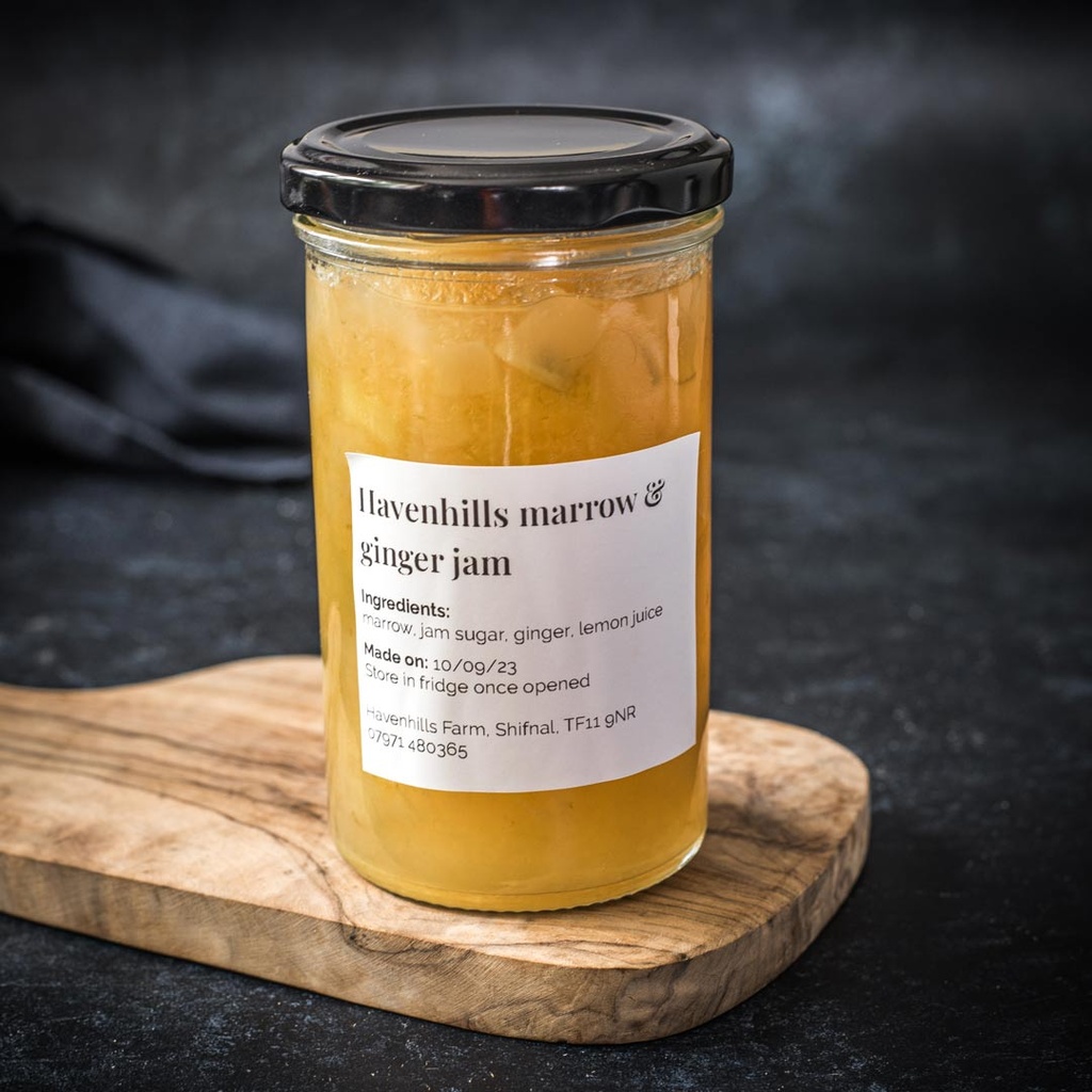 Marrow and Ginger Jam - Havenhills