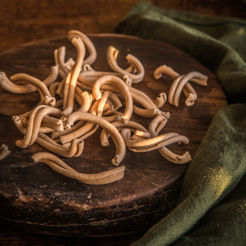 Casarecce pasta for 2