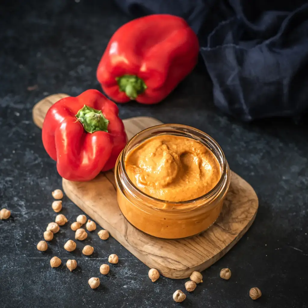 Roasted red Pepper hummus