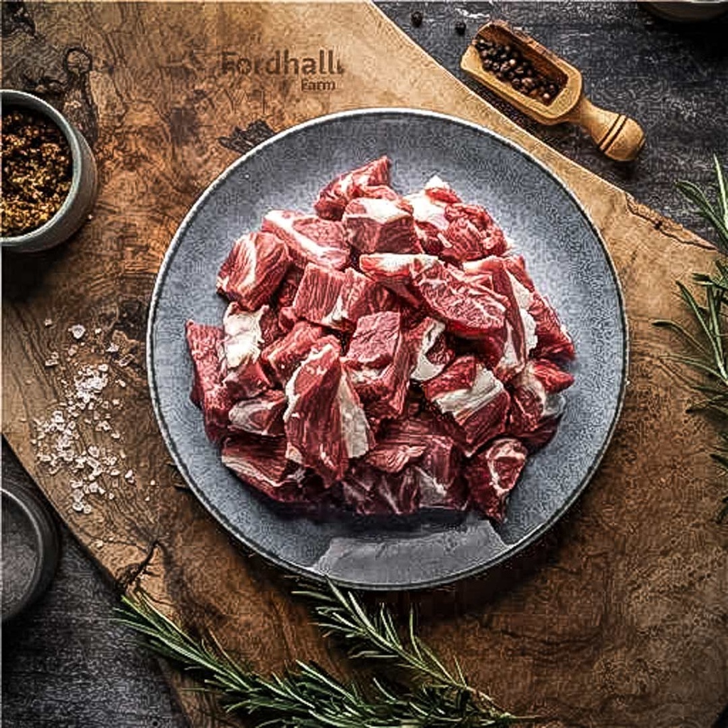 Diced Mutton - Fordhall Organic Farm
