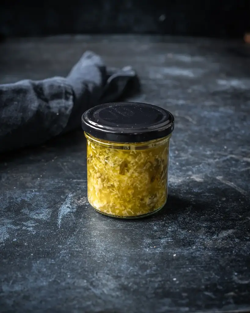 Caper, lemon, olive and parmesan pasta sauce