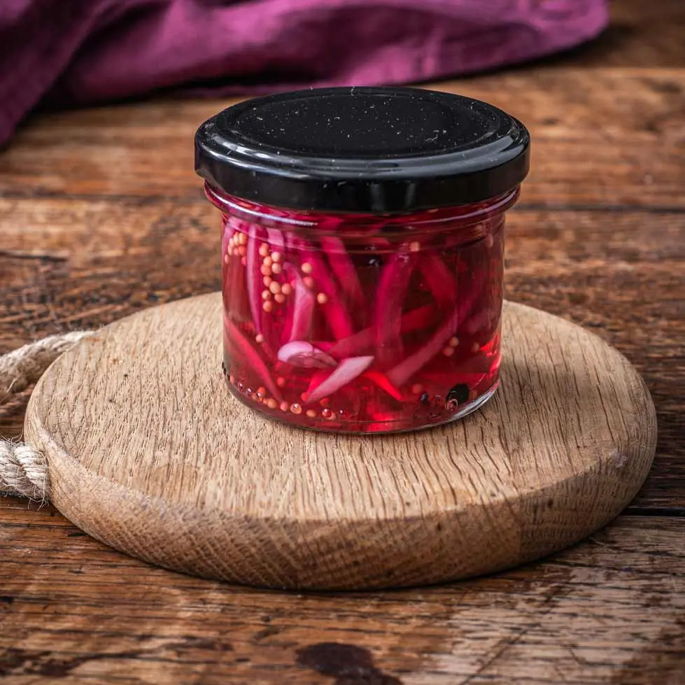 Pickled red onions