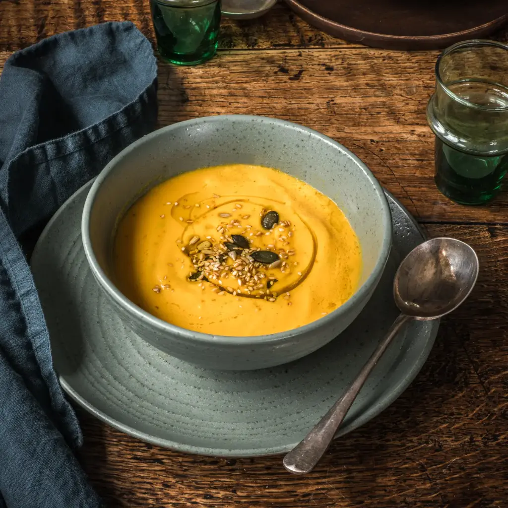 Carrot and coriander soup