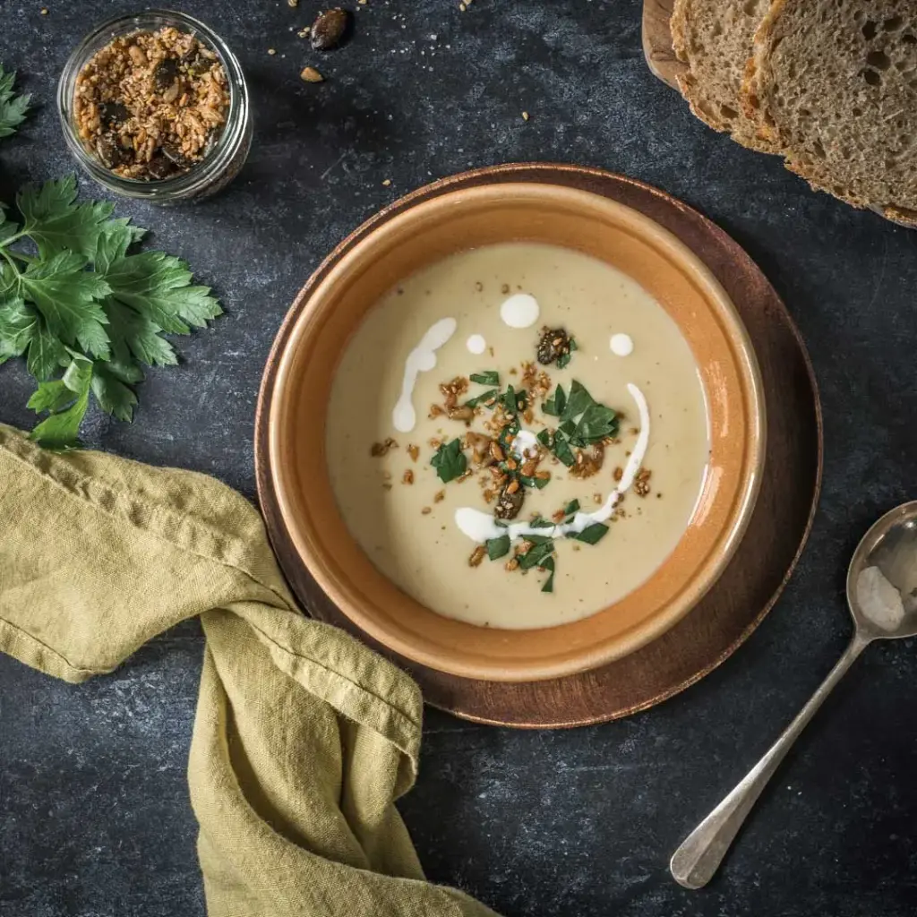 Leek and potato soup