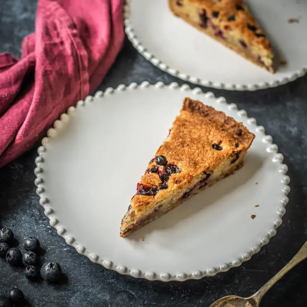Apple & Blackcurrant frangipani tart