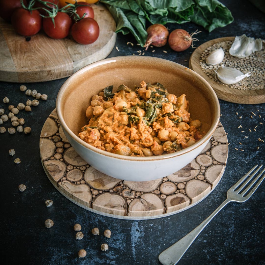 Chickpea and Summer veg korma