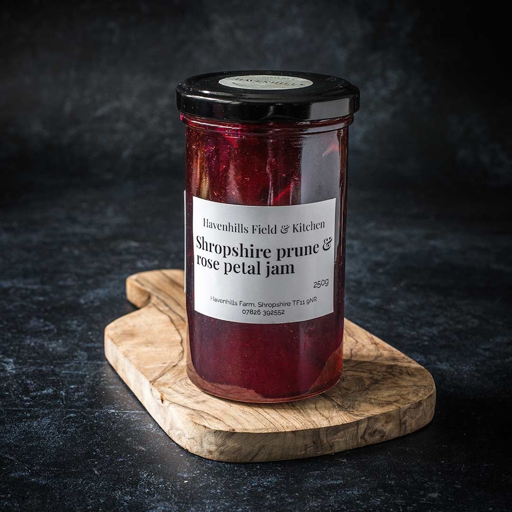Shropshire prune and rosemary jam
