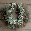 Dried flower wreath