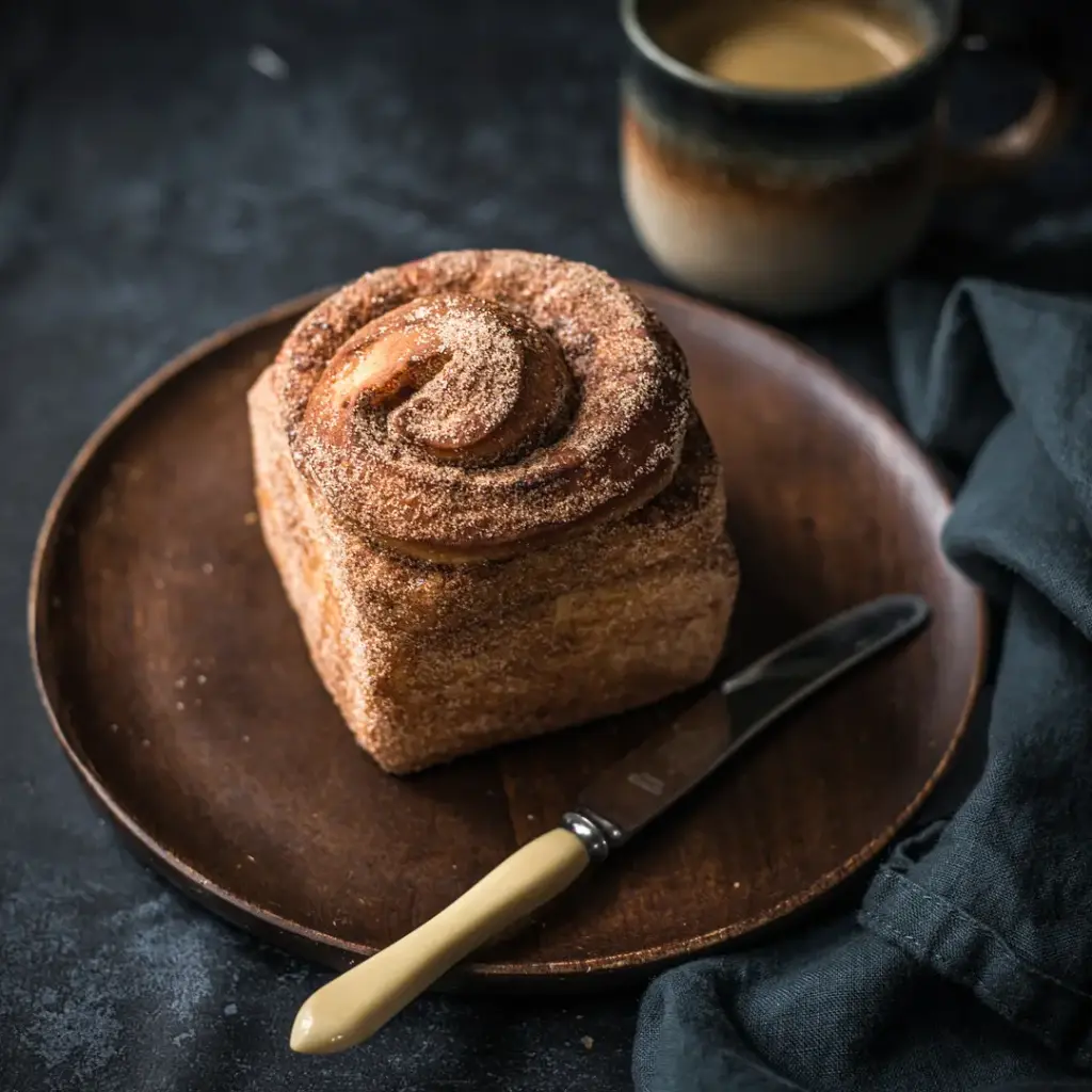 Baked Bean Cinnamon roll x 2