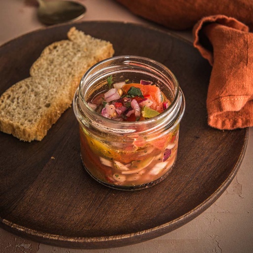 Fresh tomato pico salsa topper