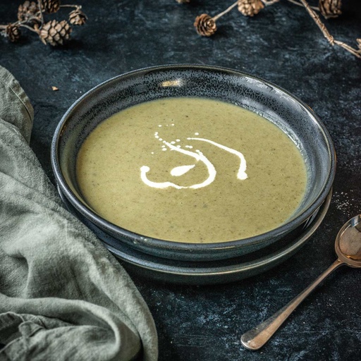 Leek and potato soup (frozen)