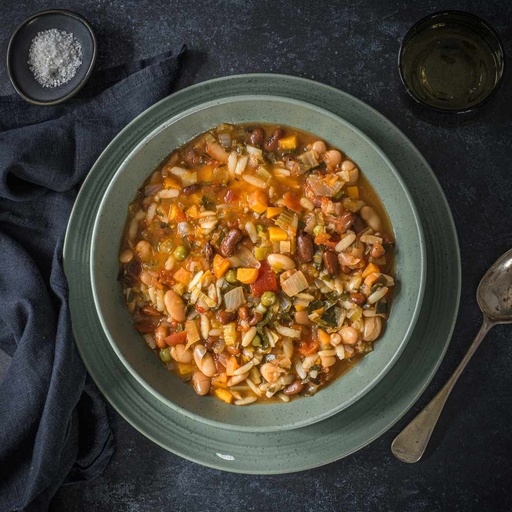 Early Spring Minestrone soup (frozen)