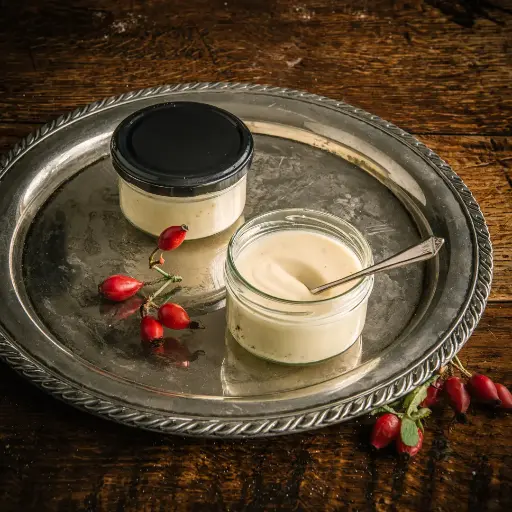 White currant posset