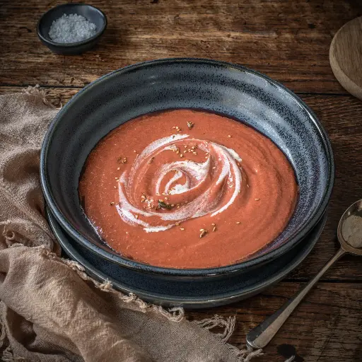 Tomato and rosemary soup
