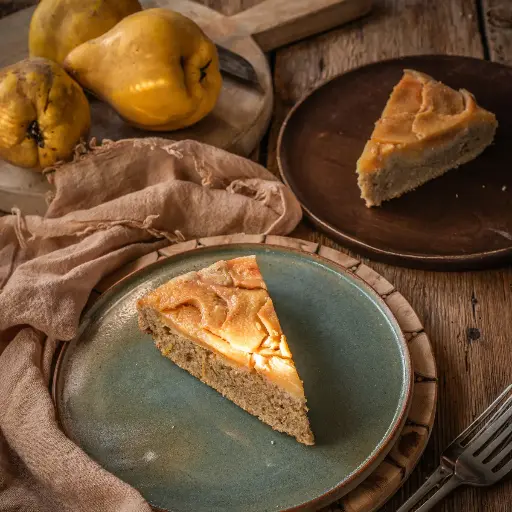 Quince upside down cake